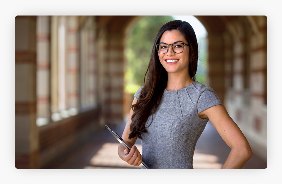 Picture of a woman smiling.